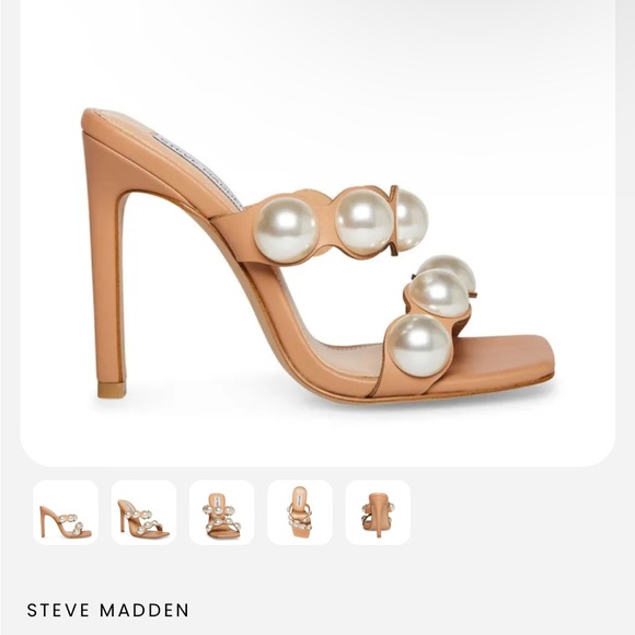 Steve Madden Jovanni Heel Tan sandals - Picture 2 of 5